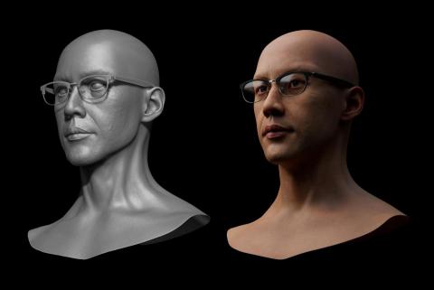 侯瀚翔 - 寫實CG人頭