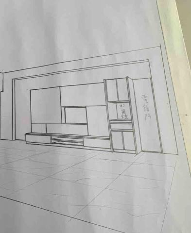 合隼室內裝修 - 依照業主的描述畫出來的