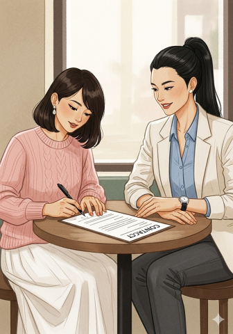 宗貞不二｜室內設計｜專業施工 - 設計合約締結/工程合約簽約
對彼此有保障，終於要進行施工了
溫暖的家快完成了我跟你一樣開心!!!!