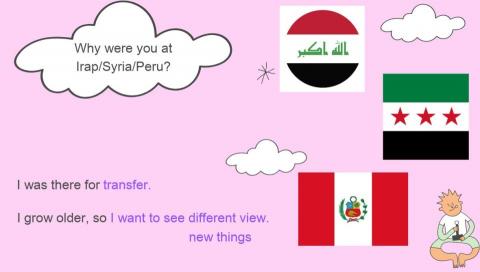 AlitaWu - 近期為學習旅遊英文的學生製作的課程教材