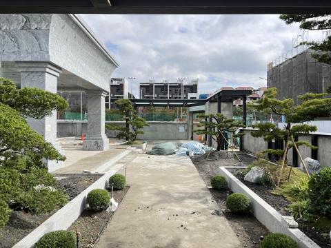 玖號設計有限公司 - 現代風格景觀施工過程