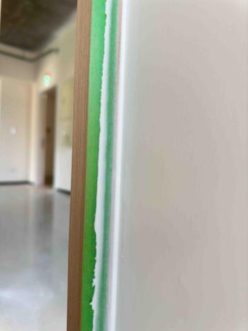 卓慧美 - 木門框填縫處理