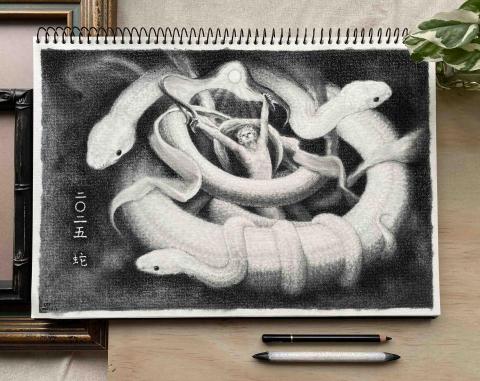 黃羽瑍 - 原創鉛筆