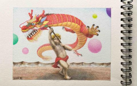 黃羽瑍 - 原創色鉛筆