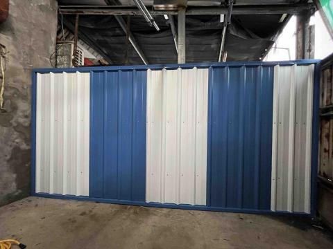 茂原工程行 - 藍白小牆