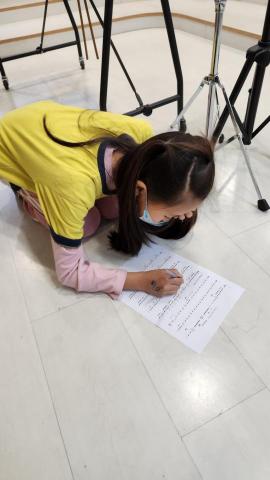 I'm Arena!Let's play music! - 正在請小朋友寫節奏