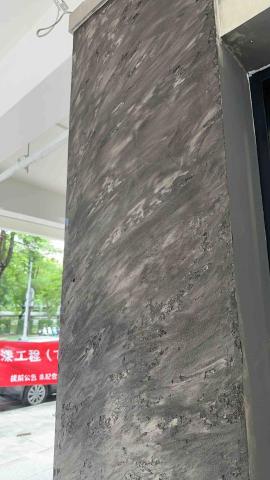 卓炳宏-宏潤油漆工程 - 居酒屋-外牆柱子藝術漆（2）