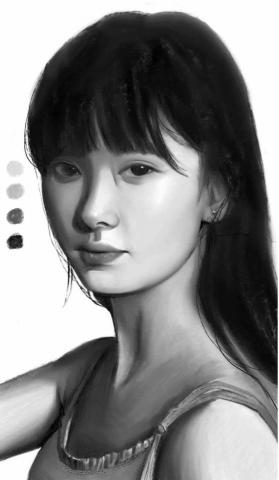 鹹鹹 - 寫實素描