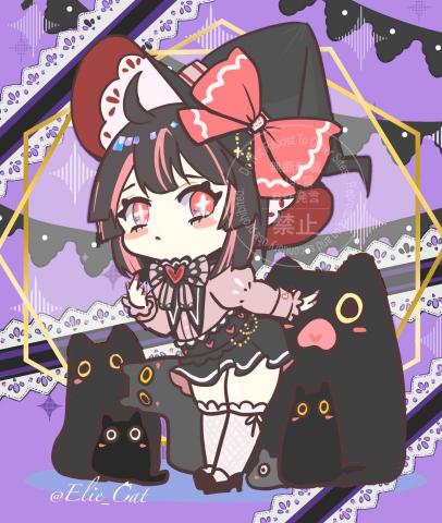 E.G.工作室 - Q版萬聖節插圖