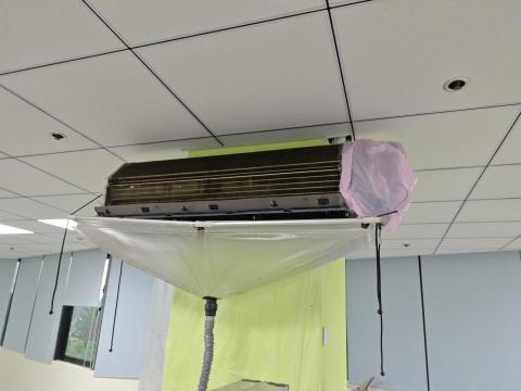 布丁冷氣洗凈 - 清洗聲寶SAMPO分離式冷氣