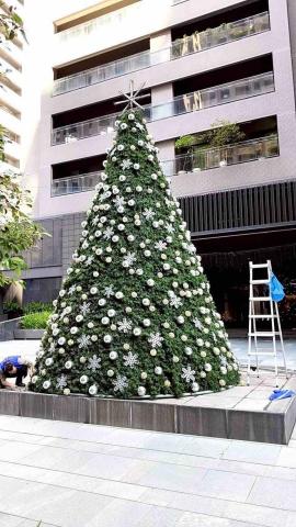 夏葉佐國際 - 市政北七路社區聖誕佈置