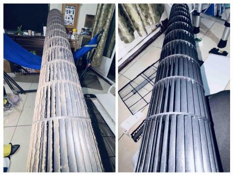 職手清潔工作室-洗衣機-冷氣清潔 - 富士通風鼓拆洗