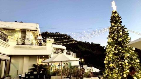 夏葉佐國際 - 台中著名景觀餐廳-眺高 聖誕佈置