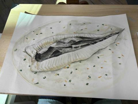 Erica - 手繪-虱目魚肚粥