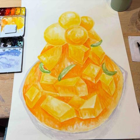 Erica - 手繪-芒果冰