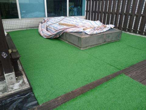 香草熊工坊 - 內湖三軍總醫院人工草皮2