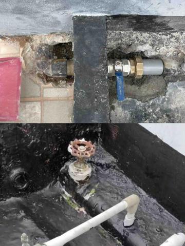 祥昇水電工程行 - 社區大樓水塔幹管出水開關斷裂更換