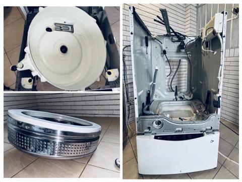 職手清潔工作室-洗衣機-冷氣清潔 - LG滾筒洗衣機清洗
