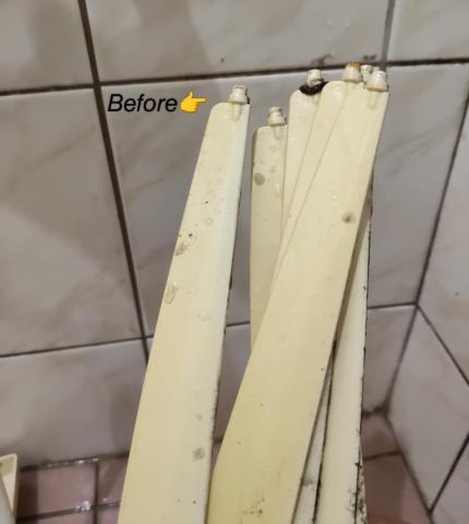 林詩叡 - 窗型冷氣出風口葉片 清洗前