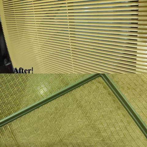 林詩叡 - 窗型冷氣濾網與前護欄 清洗後！