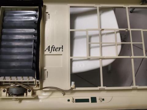 林詩叡 - 窗型冷氣面板 清潔後！