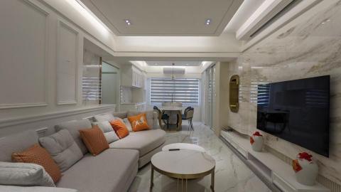 温幍室內裝修個人工作室 - 潭子客廳+餐廳