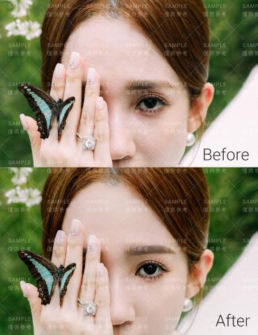 顏職設計 - 婚紗照精修範例-含妝容修補