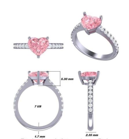 鑫苹珠寶工作室 - 三D繪圖