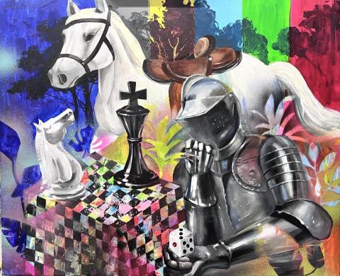 王芊喜 - 壓克力作品 20F