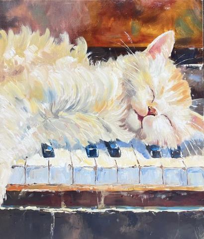 王芊喜 - 油畫作品15F