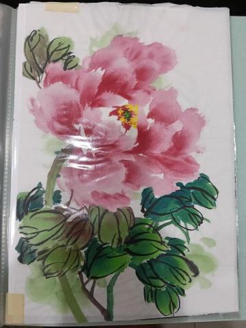 手繪工作室-玉芳陳 - 作品：水墨畫-牡丹
手工繪畫-水墨
21*31 cm