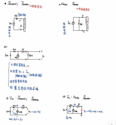 姜明憲 - 基本電學部分筆記