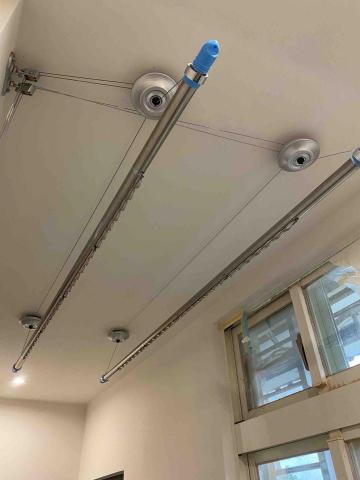 三毛 - 手搖式曬衣架安裝