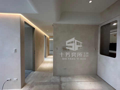 十芳奕所空間設計 - 天花造型包樑+藝術油漆