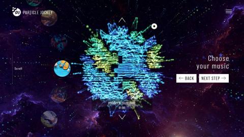 大想創研 - Particle Jockey 音樂互動實驗專案