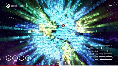 大想創研 - Particle Jockey 音樂互動實驗專案