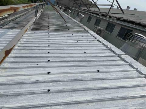 浩陽防水油漆工程 - 鐵皮除鏽