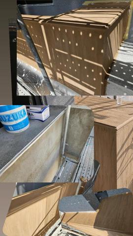 立竑清水模塗裝工程 - 後製木紋清水模