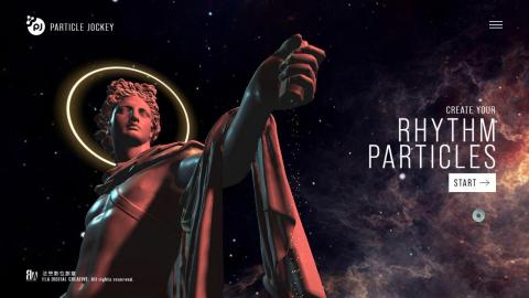 大想創研 - Particle Jockey 音樂互動實驗專案