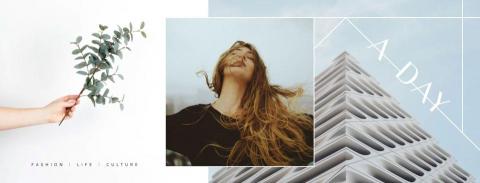 Zehan - A Day Magazine Banner 設計