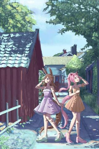 長月'sArtwork - 雙人複雜場景插畫