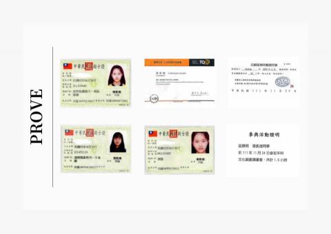 張凱媗 - 專業證照及證明