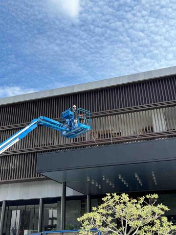 開元水電工程 - 條燈戶外安裝