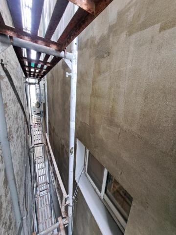 FRP玻璃纖維防水、室內外防水、內外牆油漆、仿石漆、侷限空間 - 苗栗頭份 外牆中塗