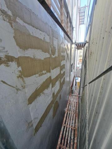 FRP玻璃纖維防水、室內外防水、內外牆油漆、仿石漆、侷限空間 - 苗栗頭份 外牆抗裂網批覆