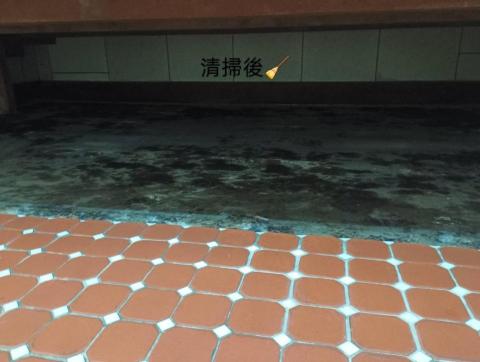 林詩叡 - 泥沙堆積清掃後（對比圖）