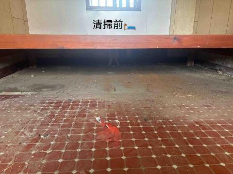 林詩叡 - 泥沙堆積清掃前（對比圖）