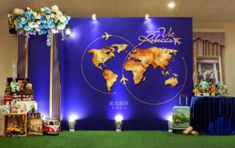 高杰設計 客製主題婚禮佈置│尾牙春酒佈置│活動佈置│ - 環遊世界婚禮佈置