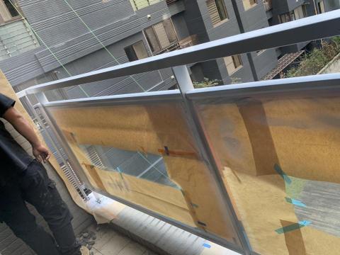 羽和企業社 - 竹北社區圍籬除鏽上漆