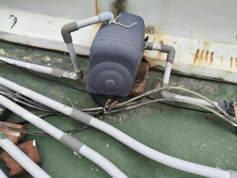 瑋成水電裝修工作室 - 施工前：加壓馬達單戶改全戶供水